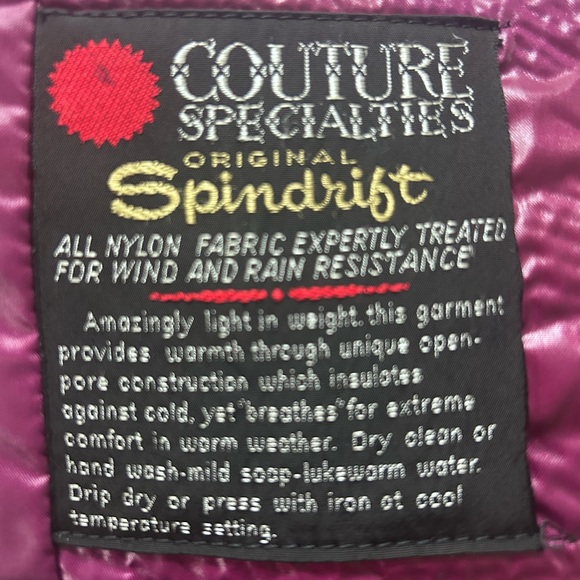 60s Neiman Marcus Vintage Quilted Purple Coat - Picture 3 of 11